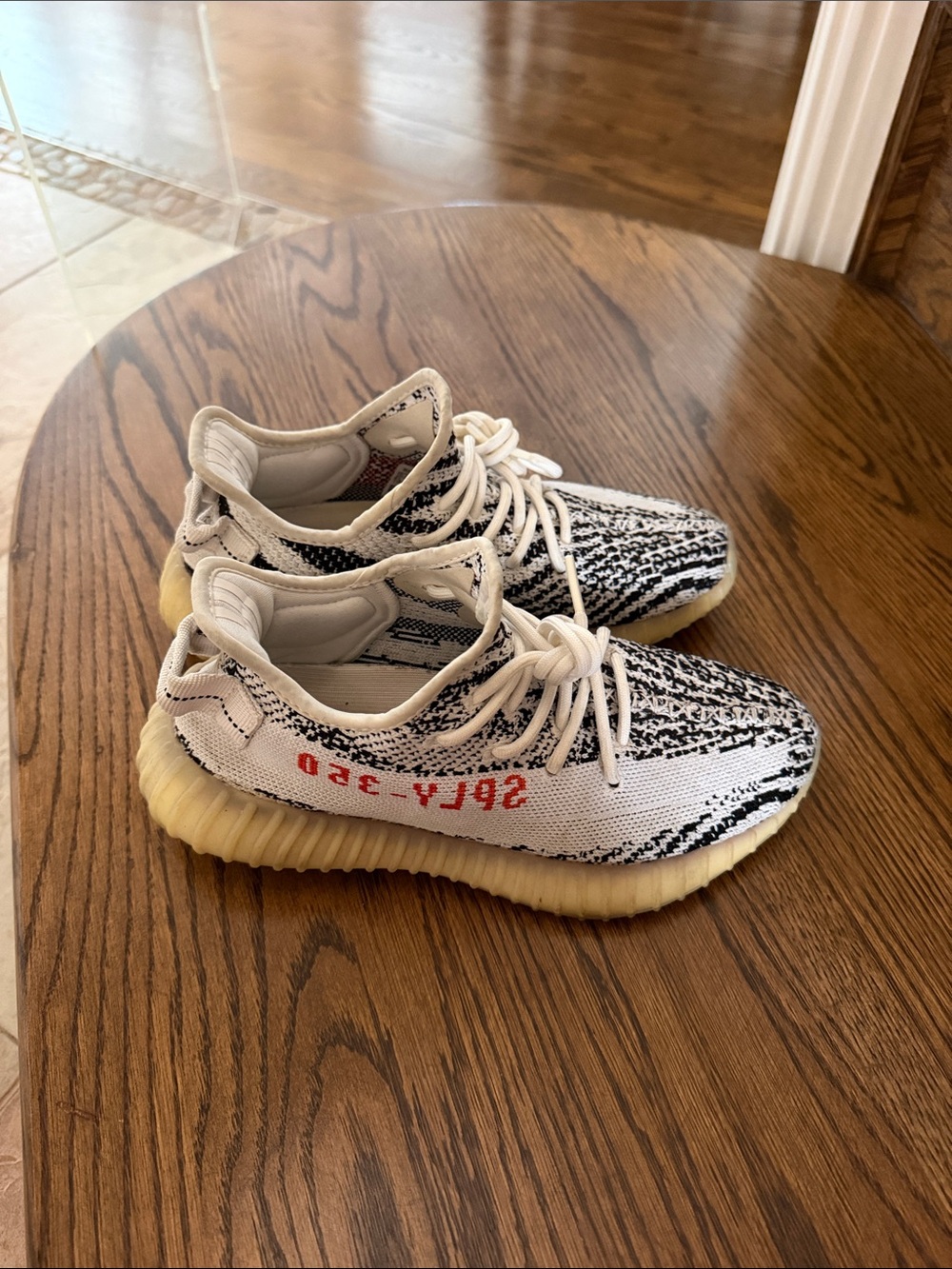 Authentic Yeezy zebra